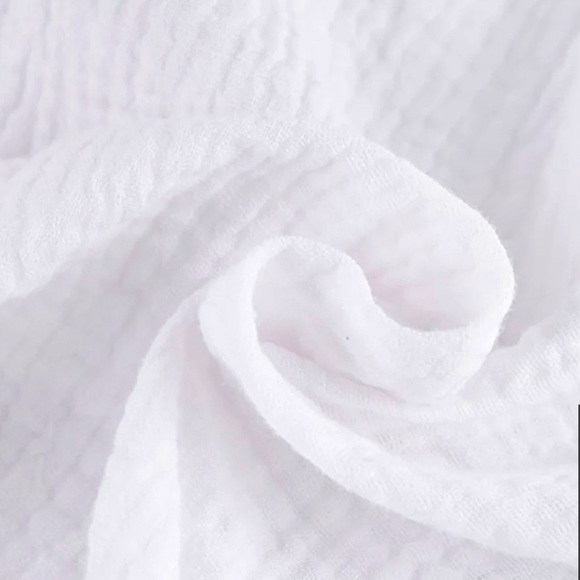 NWT COMMENSE Minimalist Cotton Two Piece Pants Set in White - Picture 4 of 5